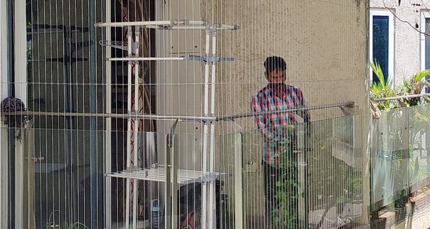 Premium invisible grill installation by CYS Safety Nets with free site inspection in Chennai.